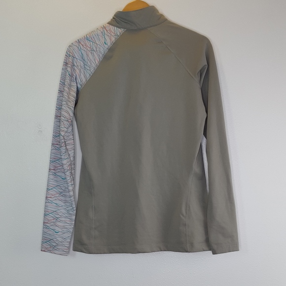 Nike Pro Combat Retro Dri-Fit Half Zip Long Sleeve - Picture 8 of 8